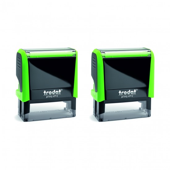 ΣΦΡΑΓΙΔΕΣ TRODAT 4912 PRINTY BLACK/BLACK PAD X 2