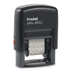 ΣΦΡΑΓΙΔΕΣ TRODAT 4822/DB PRINTY ΤΙΤΛΩΝ ΕΛΛΗΝΙΚΕΣ BLACK PAD
