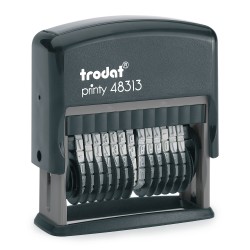 ΣΦΡΑΓΙΔΕΣ TRODAT 48313 PRINTY ΑΡΙΘΜΩΝ BLACK PAD