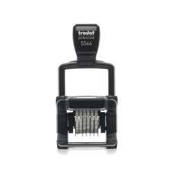 ΣΦΡΑΓΙΔΕΣ TRODAT 5546 PROFESSIONAL 6 ΑΡΙΘΜΩΝ 4ΜΜ BLACK PAD