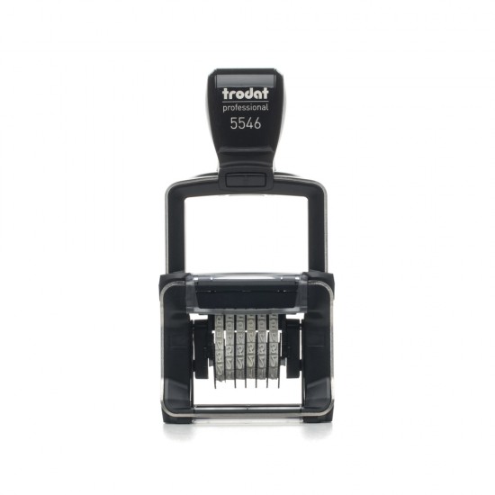 ΣΦΡΑΓΙΔΕΣ TRODAT 5546 PROFESSIONAL 6 ΑΡΙΘΜΩΝ 4ΜΜ BLACK PAD