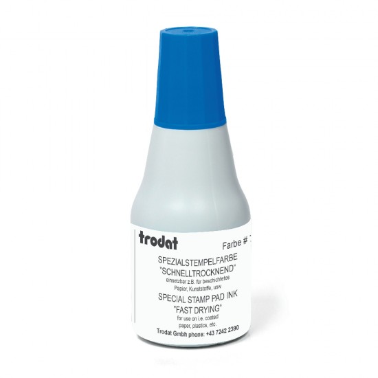 ΜΕΛΑΝΙ TRODAT 7021 ΣΦΡΑΓΙΔΩΝ 25ml BLUE QUICK DRY