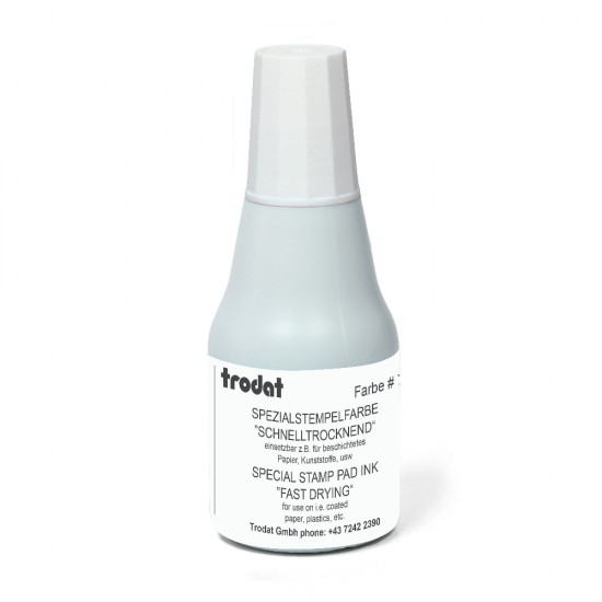 ΜΕΛΑΝΙ TRODAT 7021 ΣΦΡΑΓΙΔΩΝ 25ml WHITE QUICK DRY