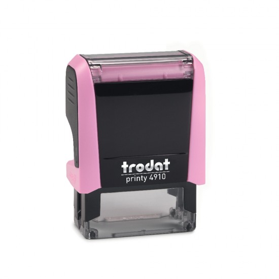 ΣΦΡΑΓΙΔΕΣ TRODAT 4910 PRINTY PASTEL ROSE/BLACK PAD NEW